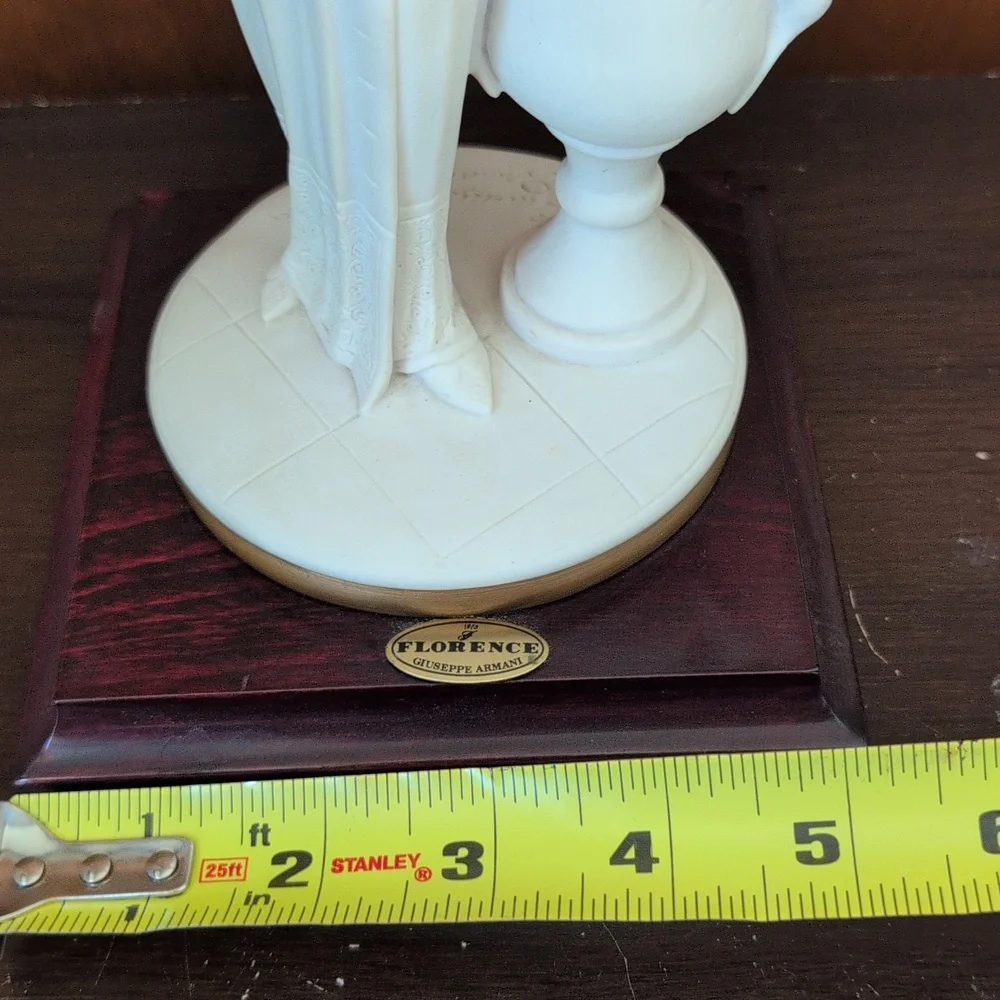 Giuseppe Armani  Young Lady With Vase of Flowers Signed 1993 RARE